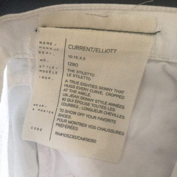 CURRENT ELLIOTT The Stiletto Cropped Skinny - Picture 8 of 9